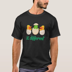 Camiseta Seja Diferente Autismo Consciente Dinossauro Bonit