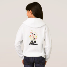 Camiseta Seja diferente, design de gato engraçado