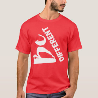 Camiseta Seja diferente Mulheres Ditados Cota Motiva amiga
