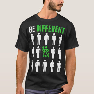 Camiseta Seja Diferente Violon Cello Player Musical Tshirt