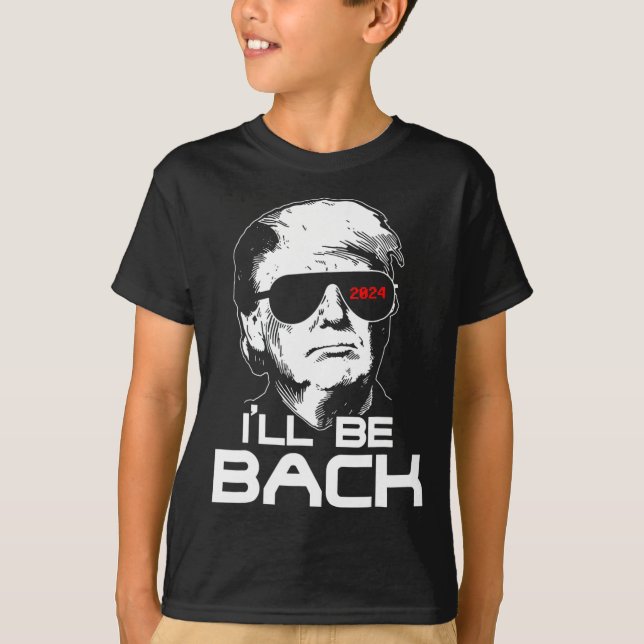 Camiseta Seja Engraçado 45 47 Donald Trump 2024 Leve a Amér (Frente)