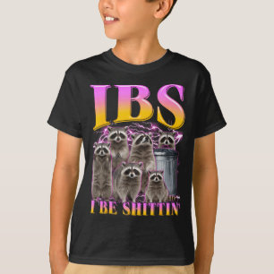 Camiseta Seja Engraçado Ibs Guaxinim Meme Cópia Humor