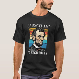 Camiseta Seja Excelente Para Cada Outro Mapa Bandeira EUA A