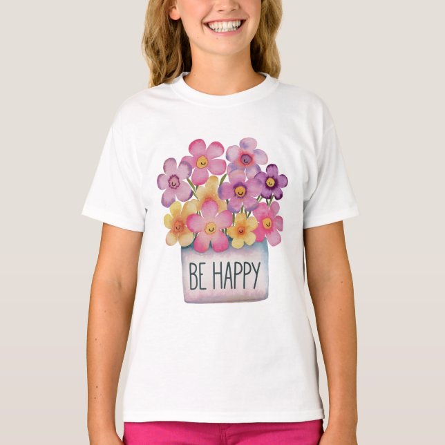 Camiseta Seja feliz (Frente)