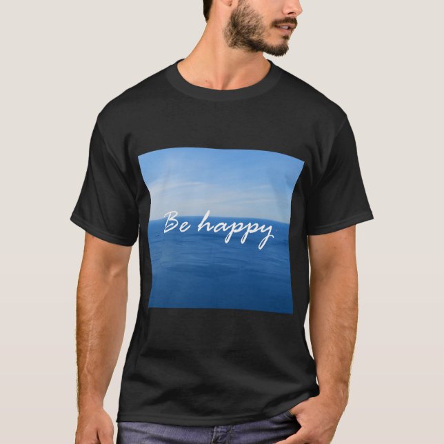 Camiseta Seja feliz (Frente)