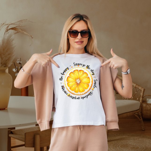 Camiseta Seja feliz (Criador carregado)