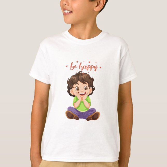 Camiseta Seja feliz Design (Frente)