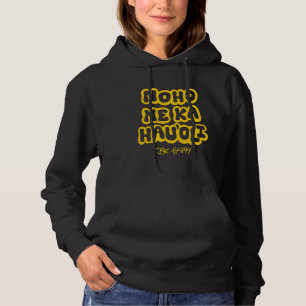 Camiseta Seja Feliz Em Palavras Inspiradoras Em Língua Hava