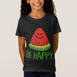 Camiseta Seja Feliz, Funny Watermelon, Fruta de Verão