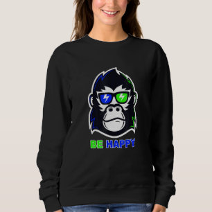 Camiseta Seja Feliz Gorilla