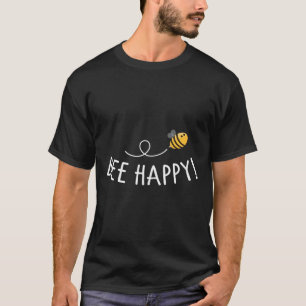 Camiseta Seja Feliz - Mortes de Abelhas Proteção Ambiental 