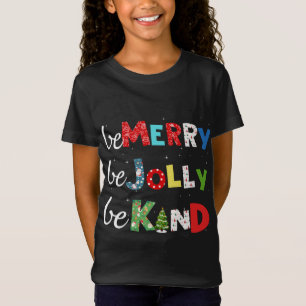 Camiseta Seja Feliz, Seja Feliz De Natal, Família De Árvore