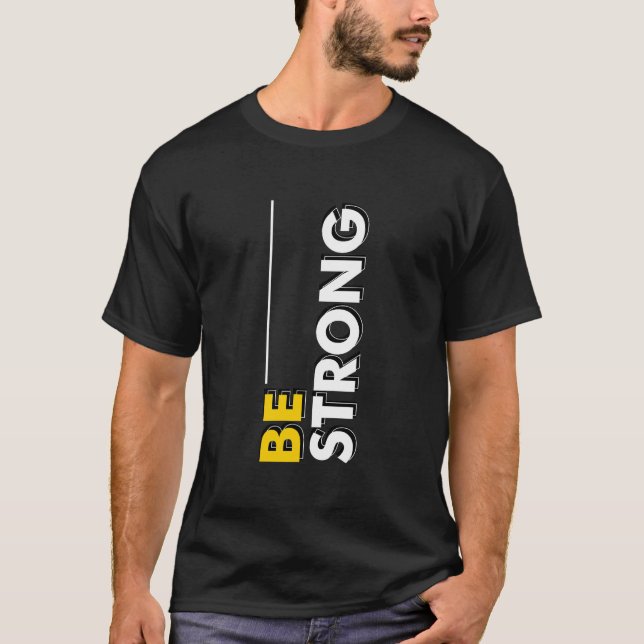 Camiseta Seja forte (Frente)