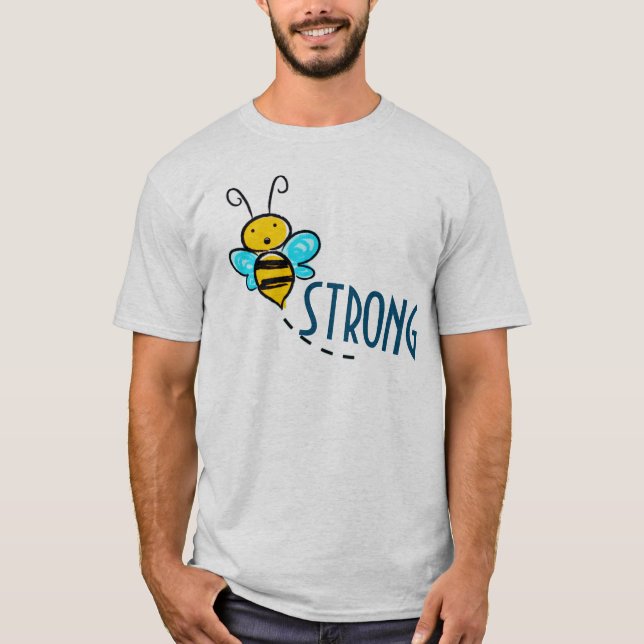 CAMISETA SEJA FORTE COMO UMA ABELHA (Frente)