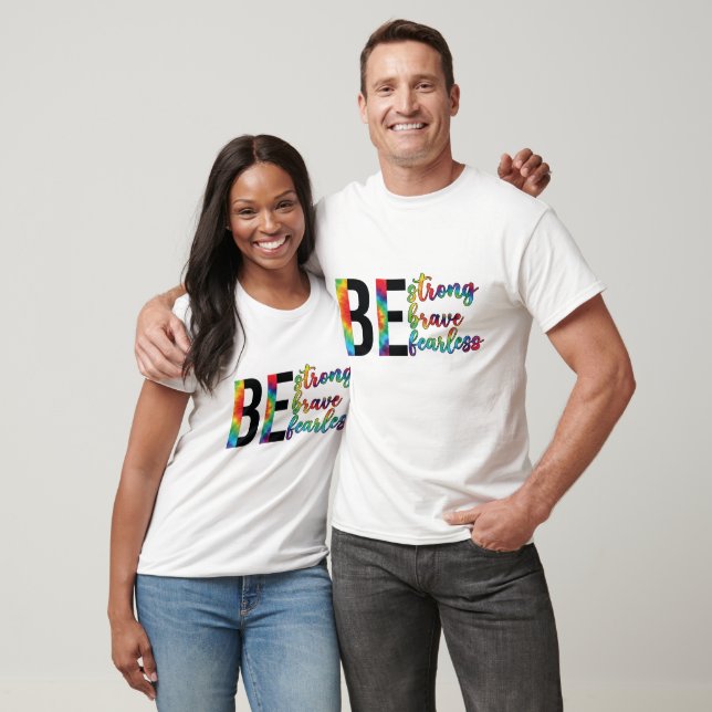 Camiseta Seja Forte Corajoso Sem Medo (Unissex)