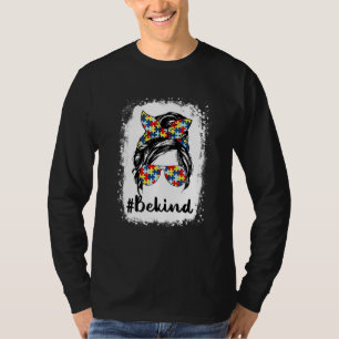 Camiseta Seja gentil Autismo Mamãe Mensageiro Autismo Da Vi