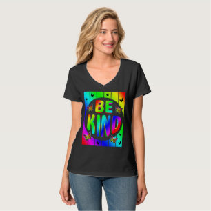 CAMISETA SEJA GENTIL BORBOLETAS COLORIDAS ARCO-ÍRIS