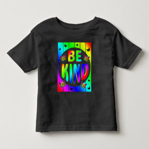 CAMISETA SEJA GENTIL BORBOLETAS COLORIDAS ARCO-ÍRIS