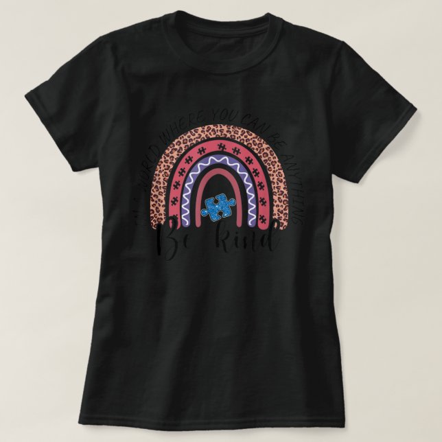Camiseta Seja gentil com a bondade de Vibes Positivas para  (Frente do Design)