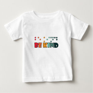 Camiseta Seja gentil com a consciência da cegueira da liter