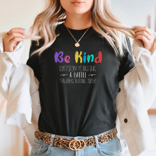 Camiseta Seja gentil com a consciência da saúde mental - ci