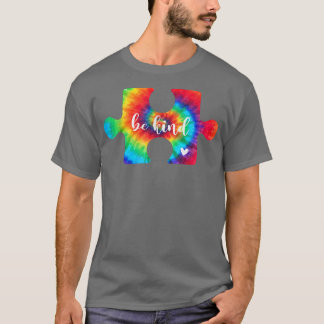 Camiseta Seja gentil com a consciência gentil Tie Dye Mãe P