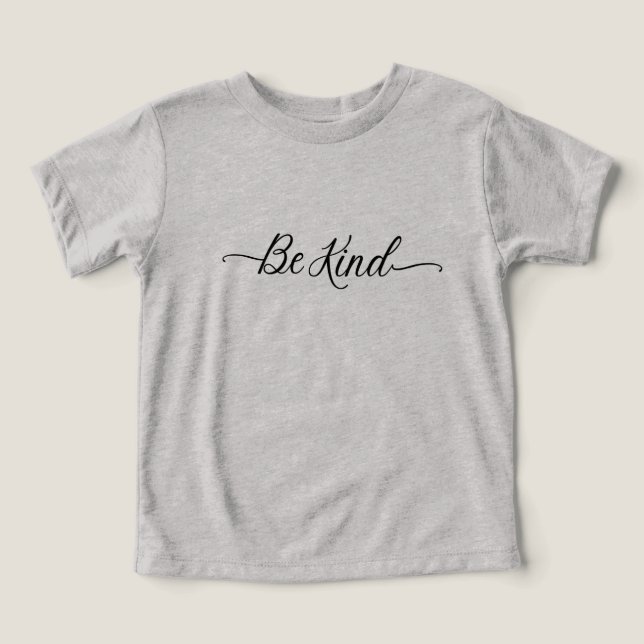 Camiseta Seja gentil com as crianças (Design frontal)
