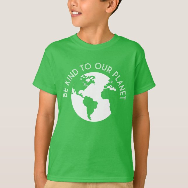 Camiseta Seja gentil com nosso planeta (Frente)