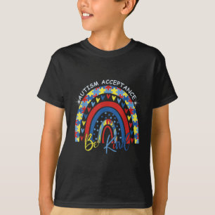 Camiseta Seja gentil com o Autismo Aceitação de Consciência