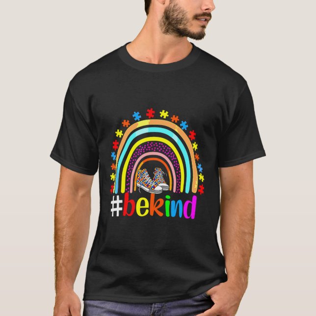 Camiseta Seja gentil com o conhecimento do Rainbow Quebra-c (Frente)