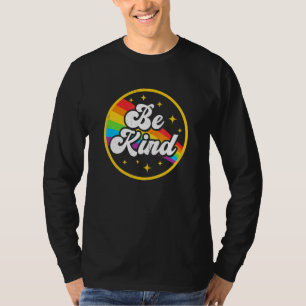 Camiseta Seja gentil Com O Rainbow Gay Lgbt Pride Ally Supo