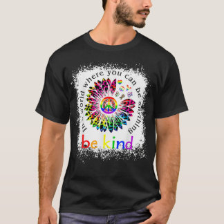 Camiseta Seja gentil com o Rainbow LGBT Orgulho LGBT LGBTQ 
