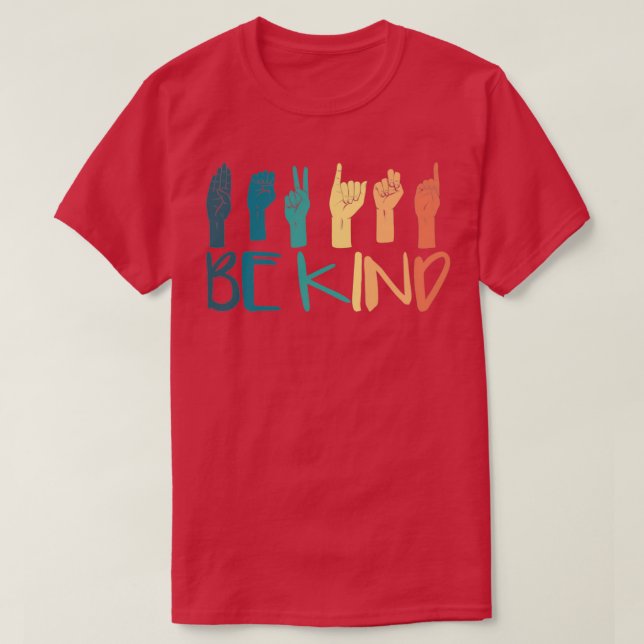 Camiseta Seja gentil com os professores de linguagem de sin (Frente do Design)