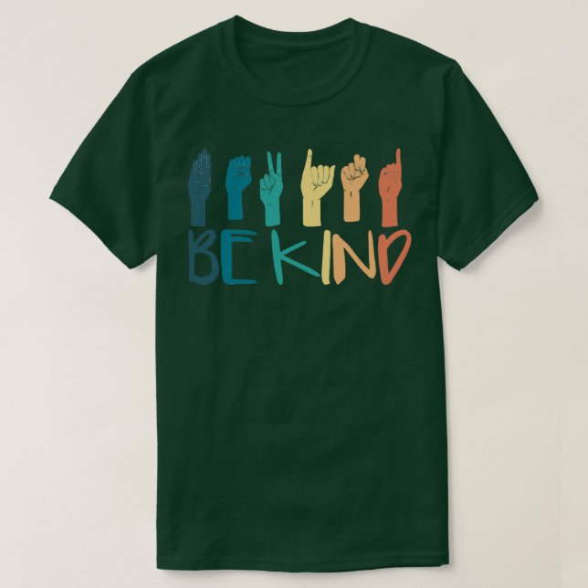 Camiseta Seja gentil com os professores de linguagem de sin (Frente do Design)