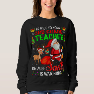 Camiseta Seja gentil com seus Papais noeis de professores d