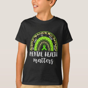 Camiseta Seja gentil Com Sua Mente Saúde Mental Como Rai De