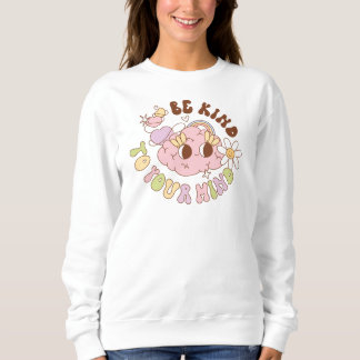 Camiseta Seja gentil com sua mente - Saúde mental e autoate