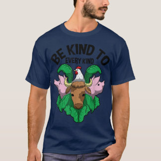 Camiseta Seja gentil Com Toda Espécie De Vegana Vegetariana