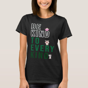Camiseta Seja Gentil Com Todo Crente Vegano