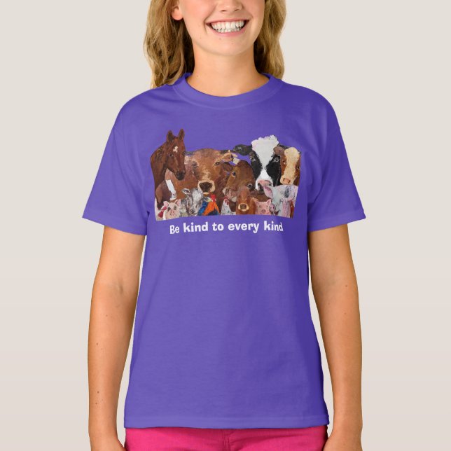 Camiseta Seja gentil com todo tipo (Frente)