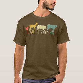 Camiseta Seja gentil Com Todos Os Tipos De Retros Da Vintag
