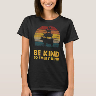 Camiseta Seja gentil Com Todos Os Tipos De Vegan De Animais