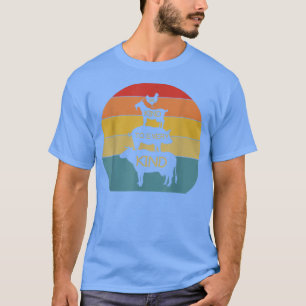 Camiseta Seja gentil Com Todos Os Tipos De Vegan Retro Anim