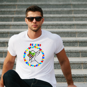 Camiseta Seja gentil - Consciência do Autismo