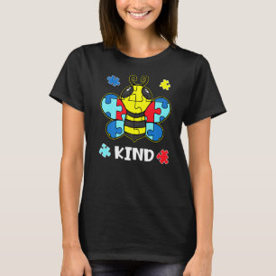 Camiseta Seja Gentil Consciência do Autismo Abelha Asperger