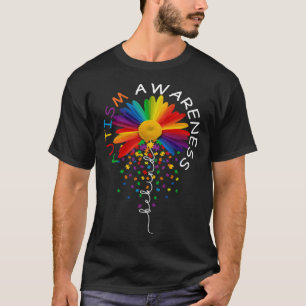 Camiseta Seja Gentil Consciência do Autismo Flor de Margari