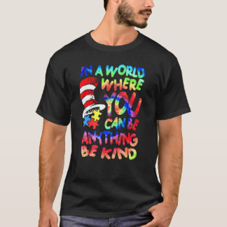 Camiseta Seja Gentil Consciencialização do Autismo médico P