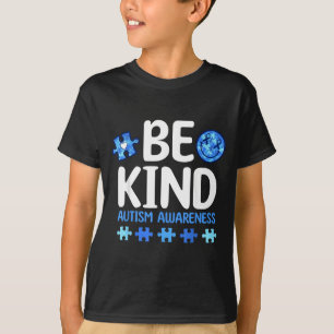 Camiseta Seja Gentil Conscientização do Autismo para Mulher
