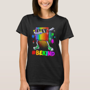 Camiseta Seja Gentil Dabbing Pop É Peça de Puzzle Consciênc