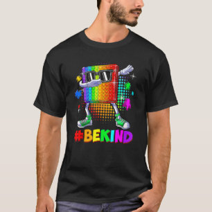 Camiseta Seja gentil Dabbing Quebra-cabeça Pop It Piece Aut